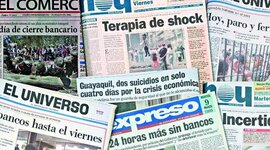 Timeline: Feriado bancario y dolarizacion