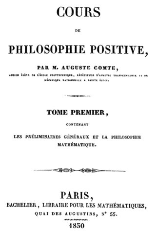 "The Course of Positive Philosophy" Begins