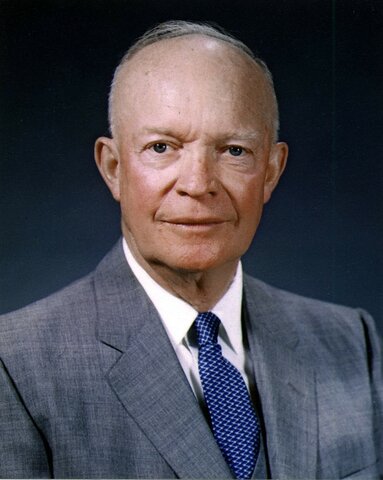 President Eisenhower is elected for his second term