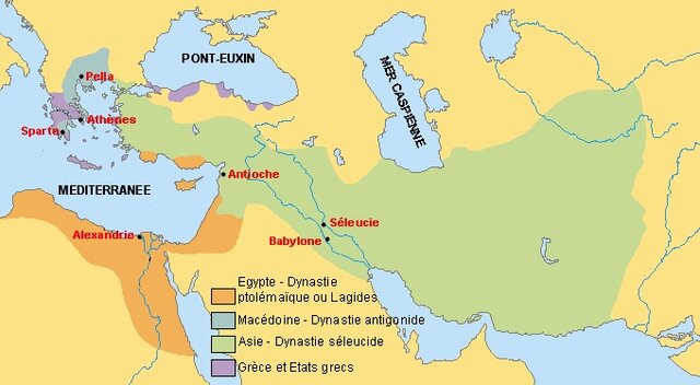 2ème partage du royaume d'Alexandre