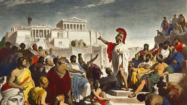 Democracia en Atenas.