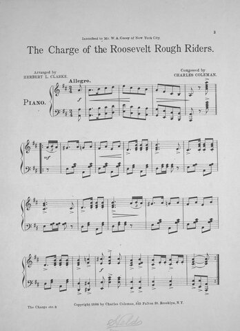 "The Charge of the Roosevelt Rough Riders"