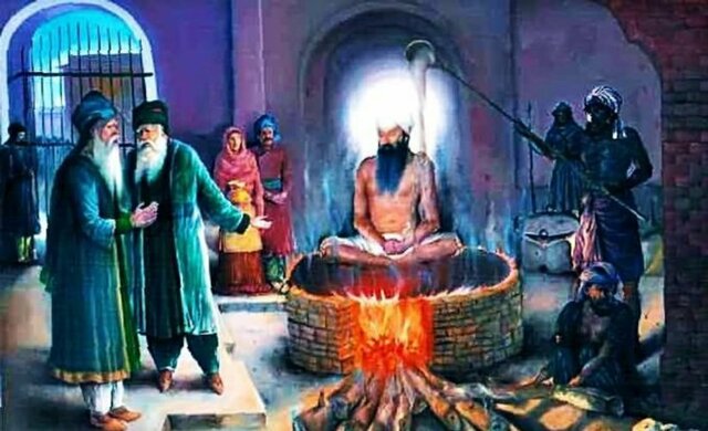 Martyrdom de Guru Arjan