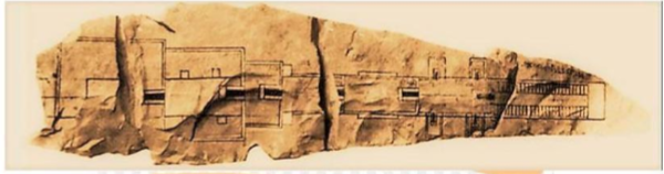 Plano de la tumba de Ramsés IX