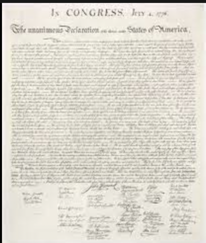 Declaration of Independence was created