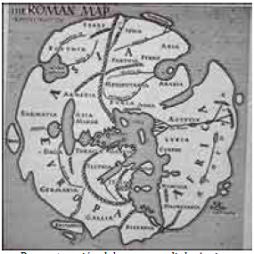 Mapa del mundo en honor Augusto