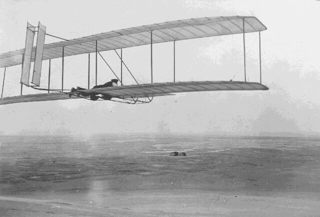 Wright Brothers Apply for a Patent on their "Flying Machine"