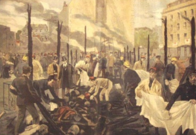 El incendio en la fiesta Anual del Bazar de Caridad