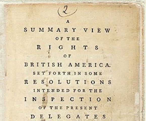 A Summary View of the Rights of British America