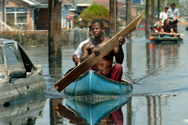 Hurricane Katrina Hits The Gulf Coast