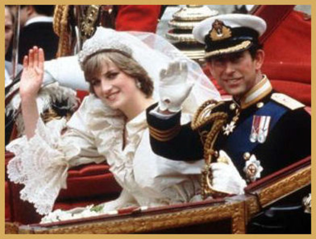 Lady Diana and Prince Charles Gets Married