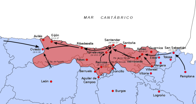 Octubre 1937. Liberacion Asturias.