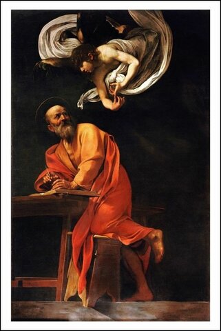 Retable de Saint Mathieu/Caravage