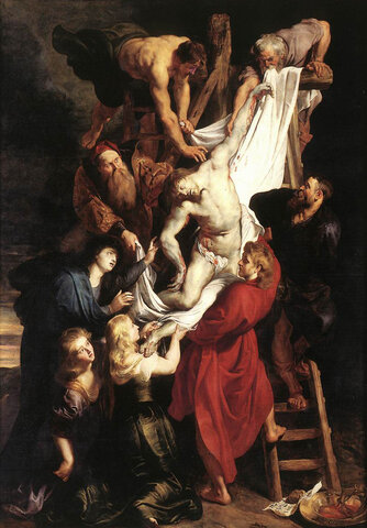 La disposition de la croix/Pierre-Paul Rubens