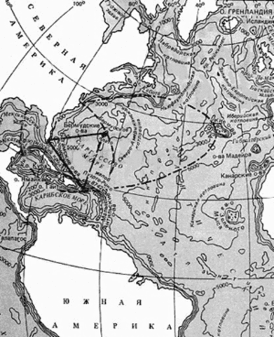 Открытие Саргассова моря