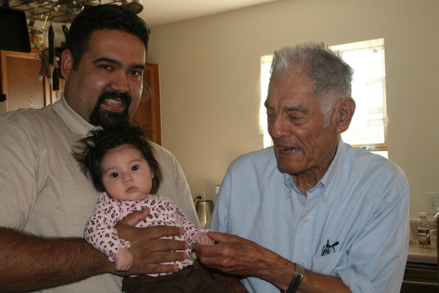 Baby's first trip out of town.