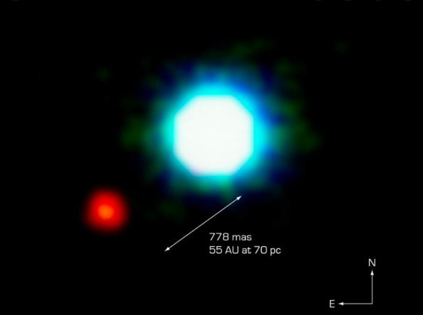 La primera fotografía de un exoplaneta