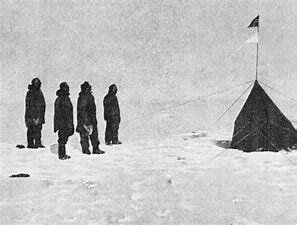 The first people to stand at the South Pole