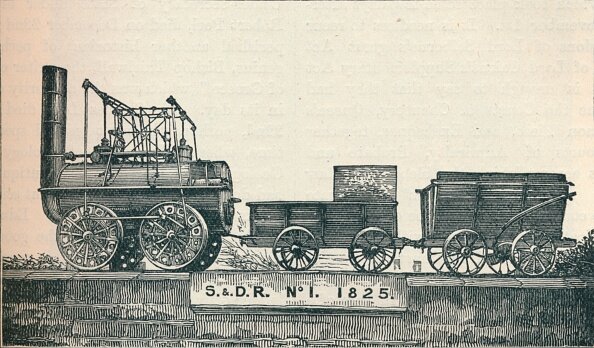 First Passenger Train Rides from Stockton and Darlington
