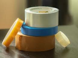 Invention of adhesive tape