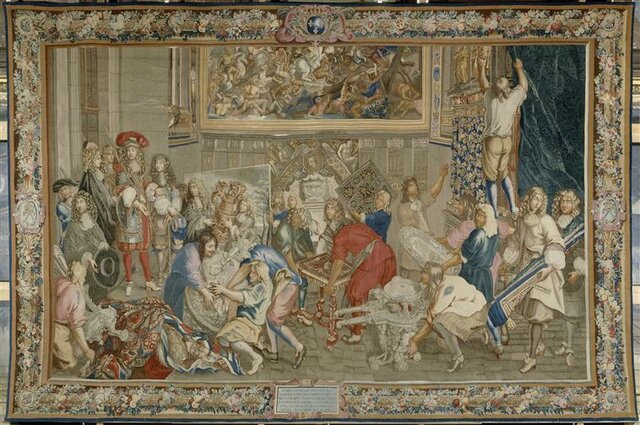 La visite du roi aux Gobelins le 15 octobre 1667/Le Brun