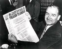 Joseph McCarthy mentions his list of names and begins McCarthyism