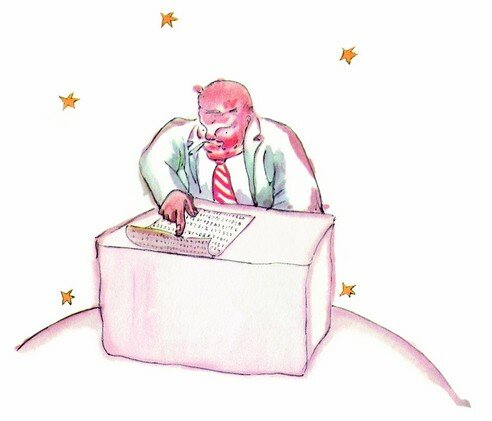 Le businessman – astéroïde B 328