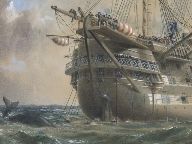 The first transatlantic telegraph cable