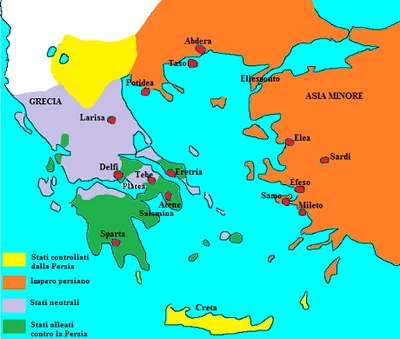 Serse marciò di nuovo contro la Grecia i greci fondarono la Lega panellenica