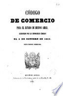 Sancion del Codigo de Comercio