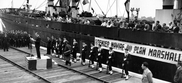 Congress passes the Marshall Plan