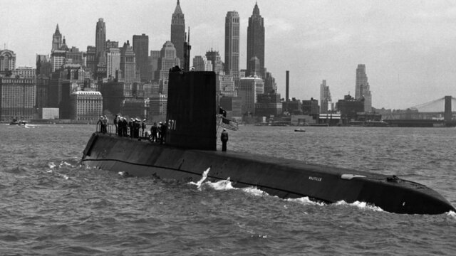The USS Nautiluses is commission as the first Nuclear powered submarine