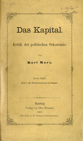 Marx publishes the first volume of The Capital