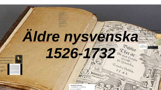 Äldre nysvenska