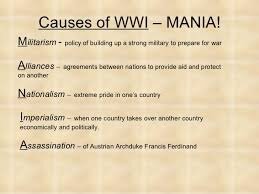 Reasons for US entry into WW1