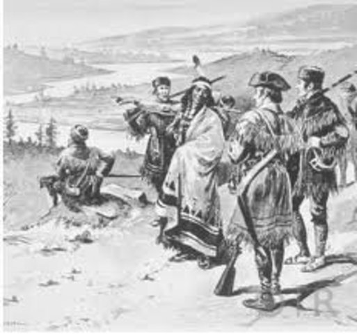 Lewis and Clark hold a voting for where to settle for the rest of the winter. Sacgawea's vote was counted equally, like the rest of the 33 men on the expedition.