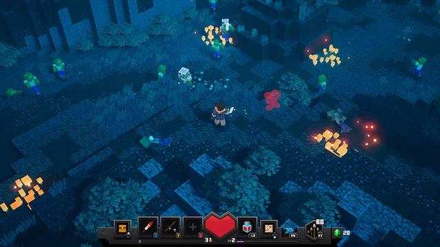 Выход Minecraft Dungeons - диабло в с стилистике майнкрафта