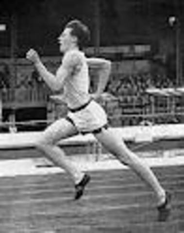 Roger Bannister Breaks Four-Minute Mile (Fourteen yr. old)