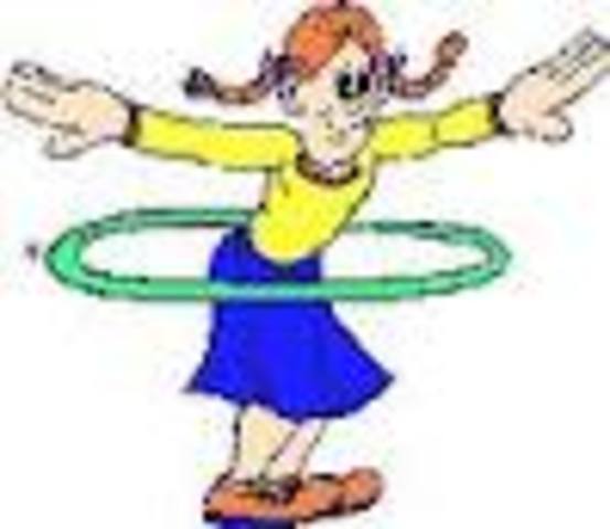Hula Hoops Become Popular (Eighteen yr. old)
