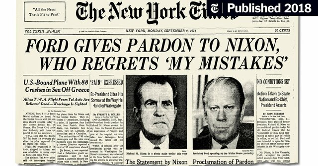 Ford Pardons Nixon