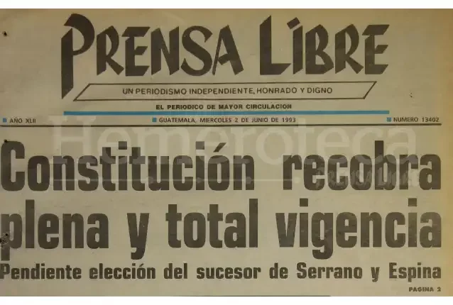 retorno a la orden constitucional