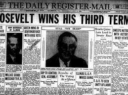 FDR elected for a third term