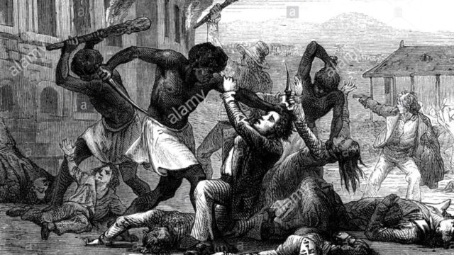 The beginning of the Haitian Revolution