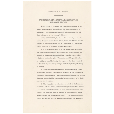 Executive Order 9981