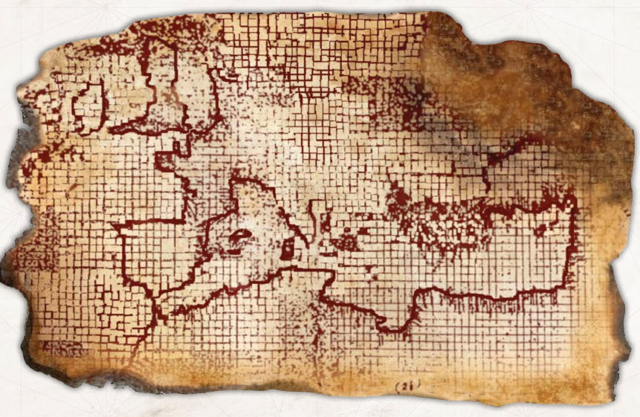 Mapa de Marino de Tiro del siglo