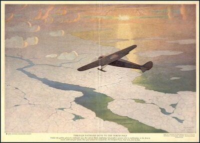 Flight Over the North Pole