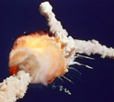 Challenger space shuttle Explosion