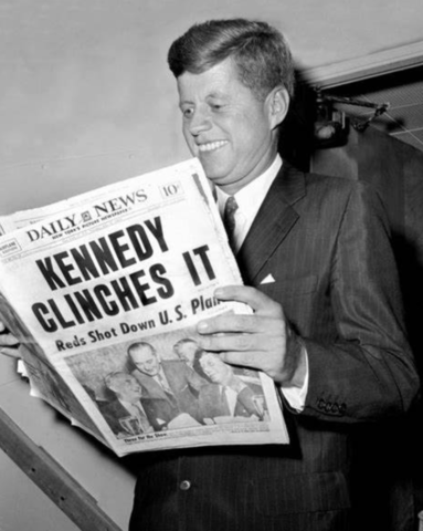 John F Kennedy is elected
