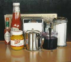 HIPERREALISMO NORTEAMERICANO- Ralph Goings Los favoritos de América. 1989.