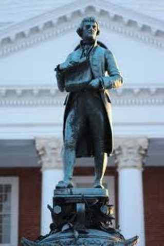 Jefferson Oversees Launch of UVa